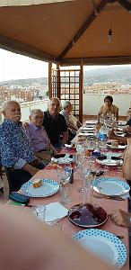 HOMMAGE A N.D. DE SANTA CRUZ A DALIAS DU 7 AU 10 JUIN 2019 (714) REPAS CHEZ ANGE AVANT LE DEPART 